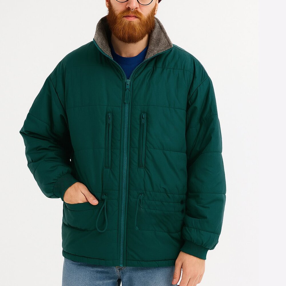 Vintage American Eagle puffer jacket Made in Hong Kong